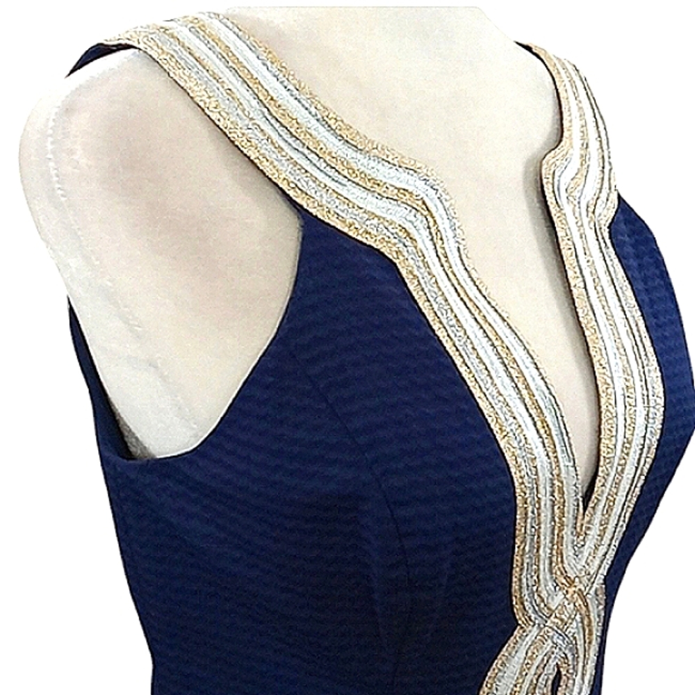 Lilly Pulitzer Vali Shift Dress in True Navy Size 0 - Picture 14 of 16